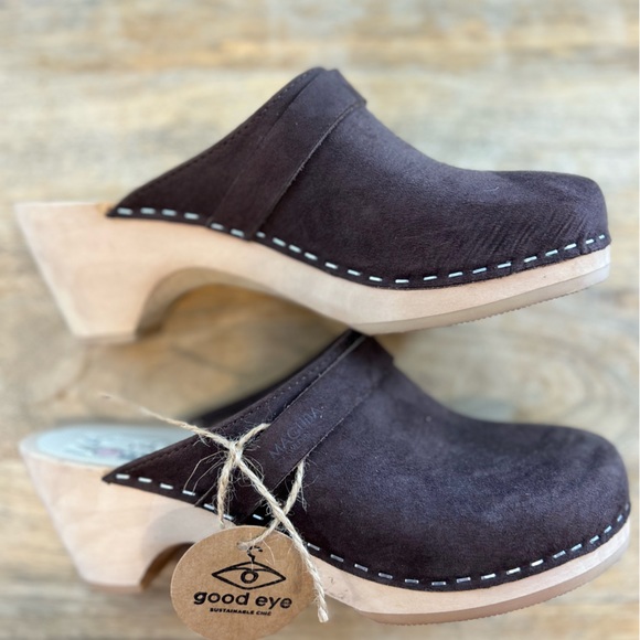 Maguba Clogs Brown Suede Size 38 (7.5-8) - Picture 3 of 4